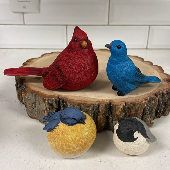 Vintage Other - Mixed Lot of Feathered Friends - 4 Bird Figurines
